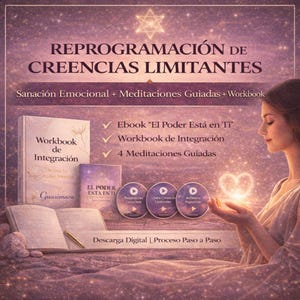 Belemmerende overtuigingen herprogrammeren en emotionele genezing + begeleide meditaties + PDF-werkboek | Persoonlijke ontwikkeling en mindset