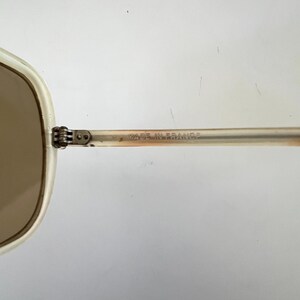 Vintage Oversized 1970's Sunglasses, Translucent, French, Square Shape No. 1022 Bild 9