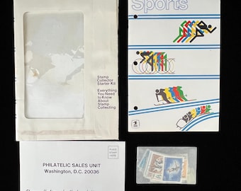 Sports Stamp Collector Starter Kit, 1973 Published by Scott