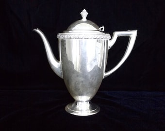 William A. Rogers Vintage Silverplate Coffee/Tea Pot BERWICK Pattern, Very good condition!
