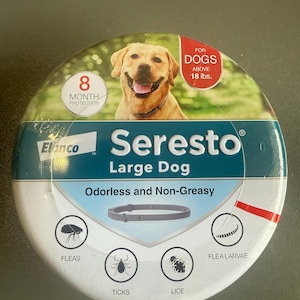Seresto Collar for Large Dogs Over 18 lbs | Flea & Tick Prevention | Up to 8 Months