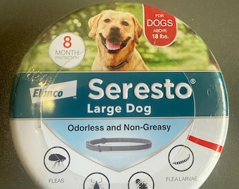Seresto Collar for Large Dogs Over 18 lbs | Flea & Tick Prevention | Up to 8 Months