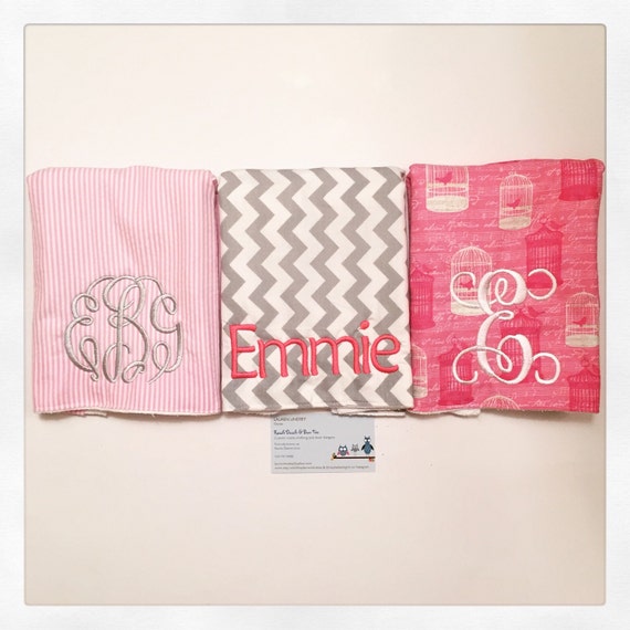 Items similar to 3 Custom Burp Cloths on Etsy