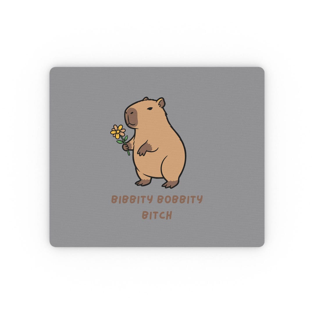 Capybara Mouse Pad | Rectangular Desk Mat - Etsy