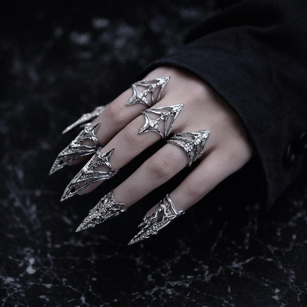 Metal Finger Nails Etsy metal-finger-nails-etsy