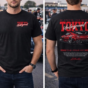 Tokyo Underground JDM Car T-Shirt – Japanese Street Racing Car Graphic Tee