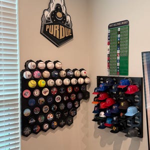 Personalized Baseball Stadium Tracker, 30 Ballpark Visit Display, Custom Baseball Fan Gift image 4
