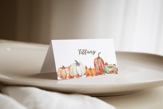 Editable 2 X 3.5 Place Card Printable - Etsy