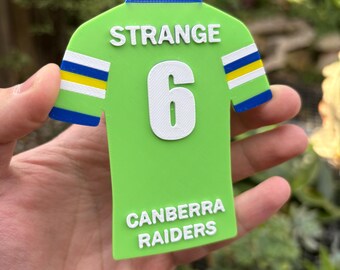 Aimant de rugby personnalisé pour maillot des Canberra Raiders LNR