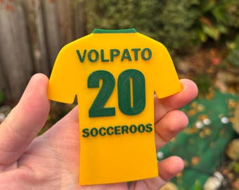 Maillot aimanté de football Socceroos Australie personnalisé
