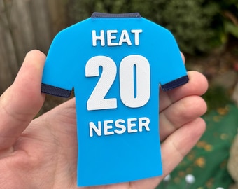 Maillot personnalisé Brisbane Heat Cricket T20 aimanté