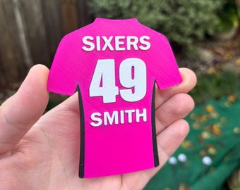Maillot aimanté personnalisé Sydney Sixers Cricket T20