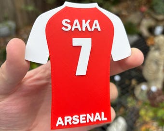 Maillot aimanté de football Arsenal Premier League personnalisé