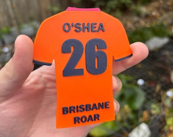 Maillot aimanté de football Brisbane Roar A-League personnalisé