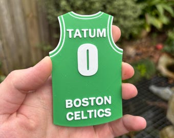 Custom Boston Celtics NBA Jersey Magnet