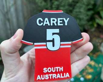 Maillot aimanté de cricket d'Australie du Sud personnalisé