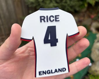 Maillot aimanté de football/soccer Angleterre personnalisé