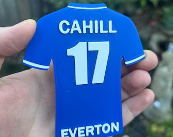Maillot aimanté de football Everton Premier League personnalisé