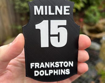 Custom Frankston Dolphins VFL Guernsey Footy Magnet