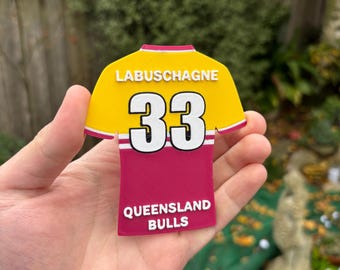 Maillot aimanté personnalisé Queensland Bulls Cricket