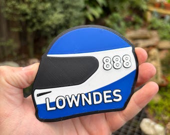 Custom Ford Racing Helmet Supercars Magnet