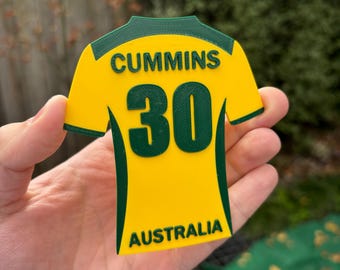 Maillot aimanté personnalisé Australia Cricket ODI/T20