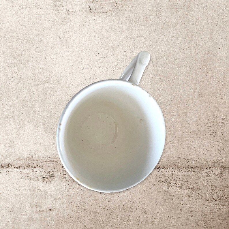 Vintage Ceramic Good Morning Coffee Tea Mug Happy and Grouchy Face With