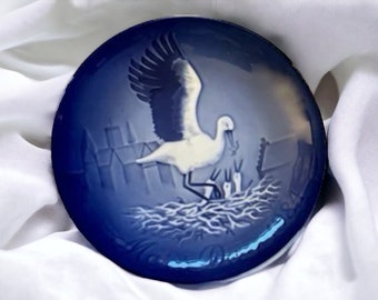 Mother’s Day Crane and Baby Chicks 1984 Collectable Plate by Bing and Grondahl