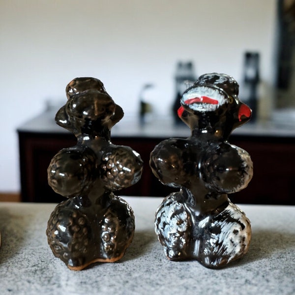 Vintage Poodle Figurines Collectible Figurines Mid Century circa 1950s Made in Japan