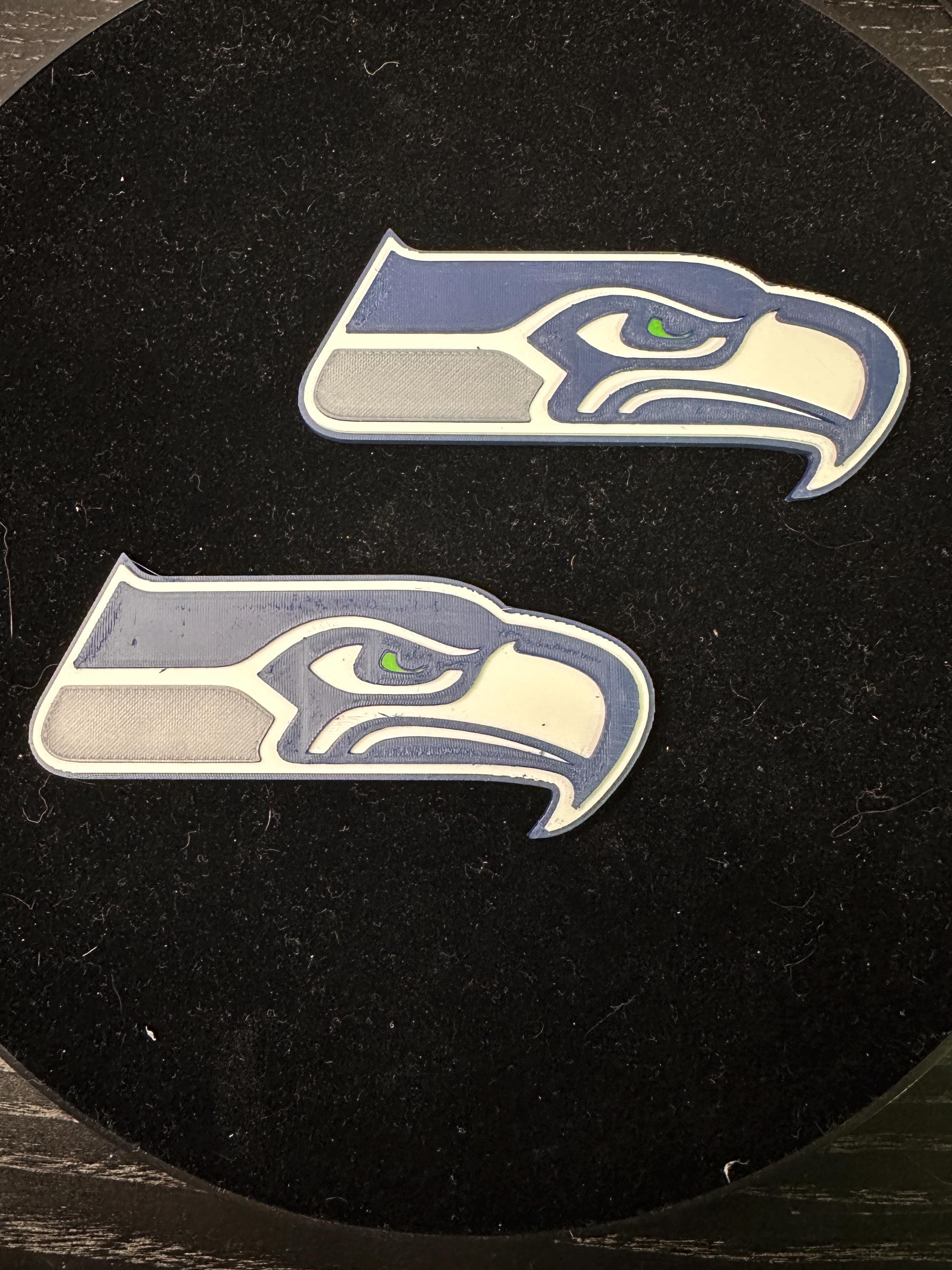 Seahawk Photo Prop Seattle Seahawks Inspired 3D Printed Magnets - Etsy