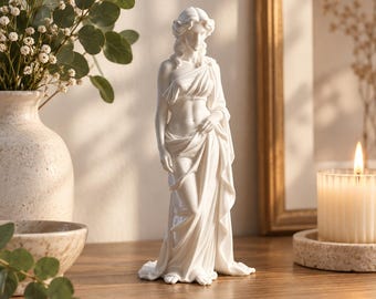 Estatua de Afrodita, Diosa del Amor y el Deseo, Escultura Griega, Decoración Mitológica