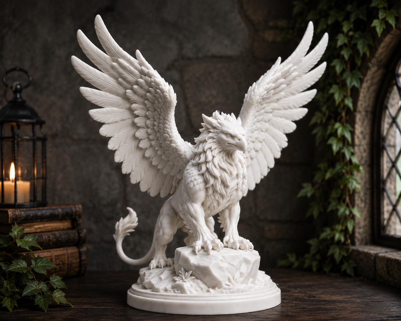 Griffin statue - Etsy 日本
