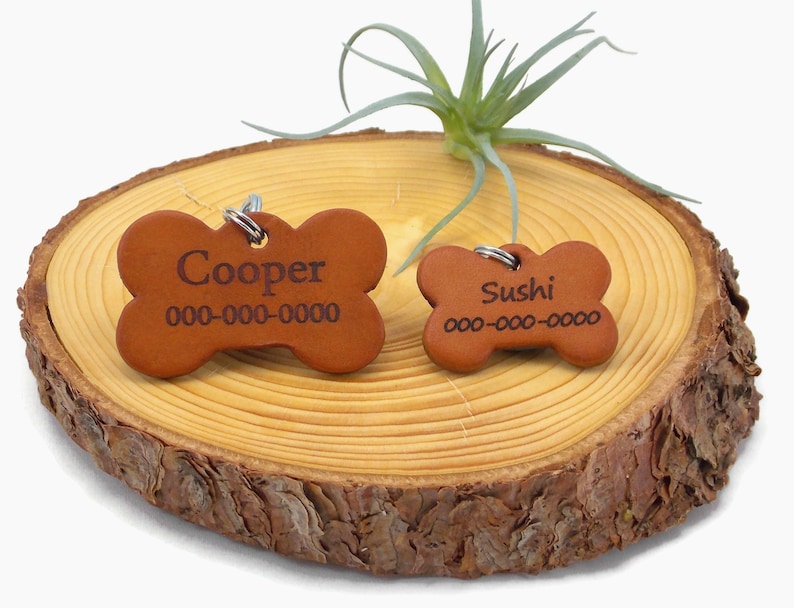 Quiet Dog Name Tags in Multiple Sizes Silent Dog Tags for Etsy