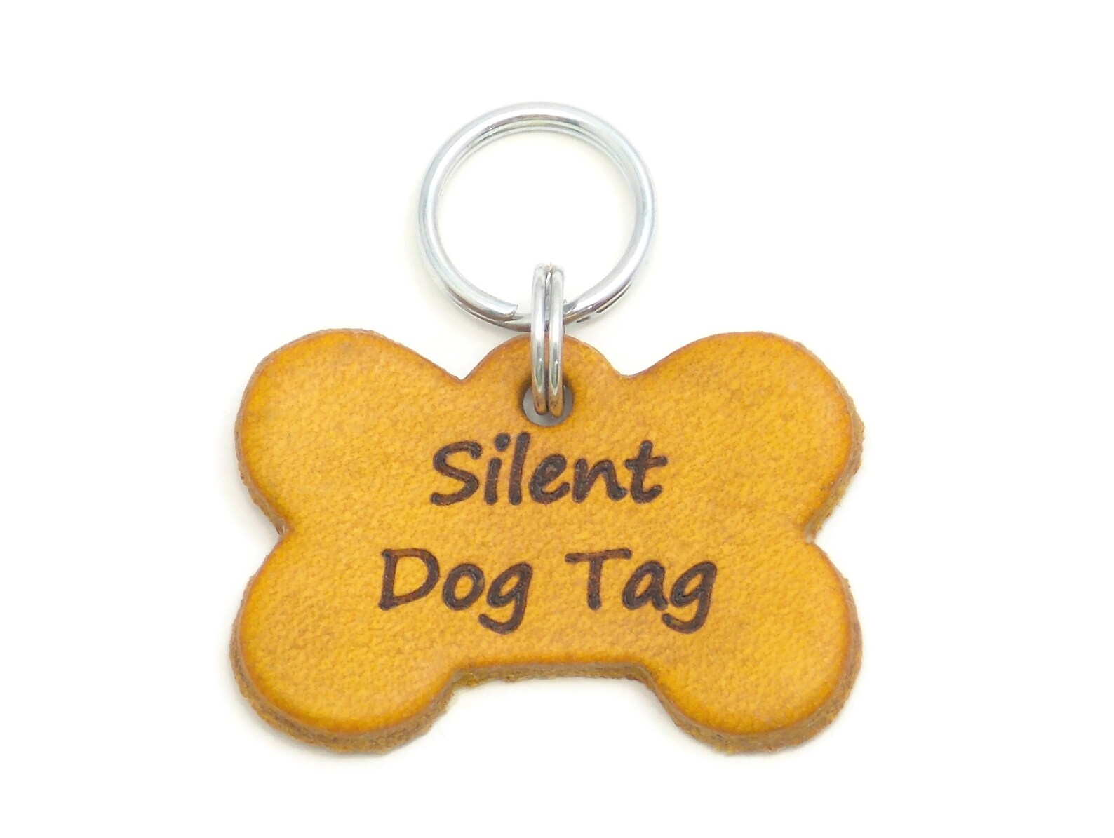 Quiet Dog Name Tags in Multiple Sizes Silent Dog Tags for Etsy