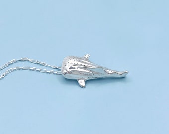 Silver Whale Shark Necklace