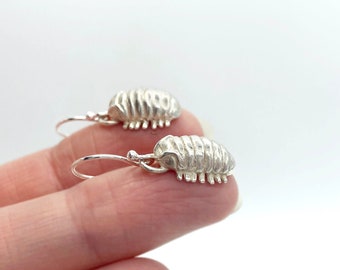 Silver Roly Poly Earrings