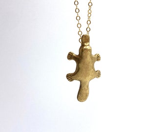 Bronze Platypus Necklace