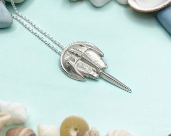 Sterling Silver Horseshoe Crab Necklace