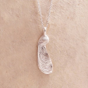 Silver Maple Seed Necklace