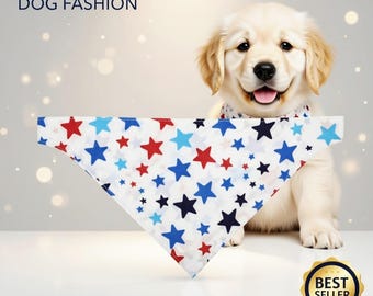 Personalisierte Hunde, Katzen Bandana - Individuell gestickter Name, Welpen Schal, verstellbares Haustier Zubehör Geschenk