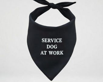 Embroidered Bandana – Adjustable Training Pet Accessory