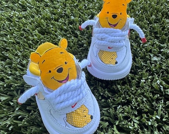 Zapatillas Air Force 1 personalizadas: zapatos hechos a mano para niños y jóvenes