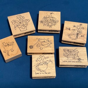 Stampendous Fluffles The Cat Wood/Rubber Stamps, 2005 - 2006, G2