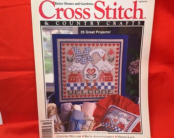 Cross Stitch and Country Craft Magazine, 1993