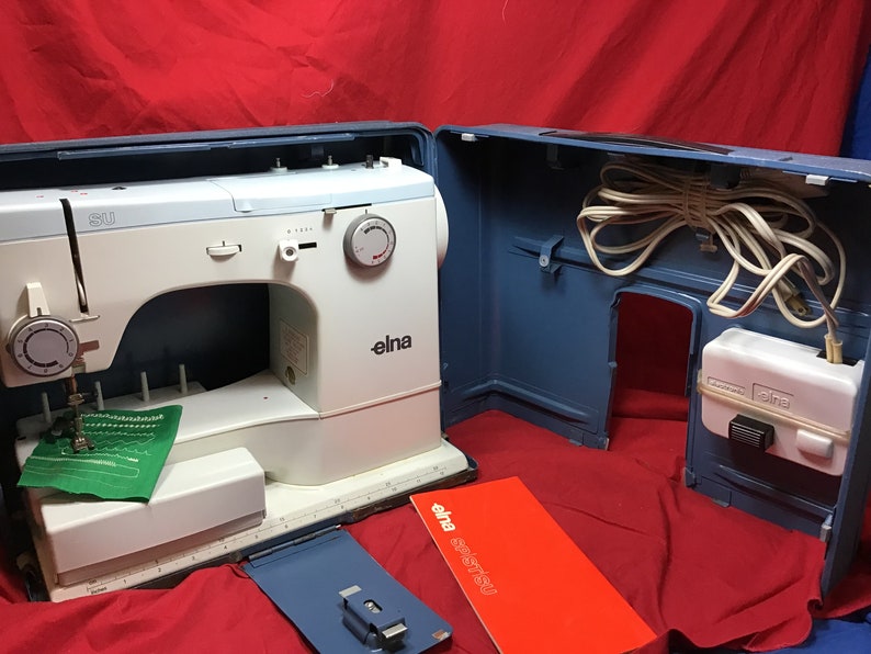 Elna 62C SU Sewing Machine with Accessories and Case Free Etsy