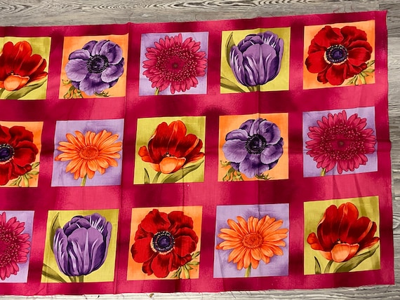 Bright and Beautiful by Maggie and Sharon for Moda, Flower Blocks