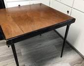 Singer 221 Featherweight Folding Card Table, Metal Legs, Matched Serial T023256