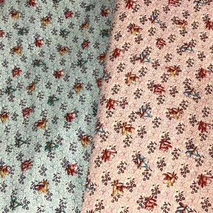 General Fabrics Cotton Calico Fabric, By the Yard, S7
