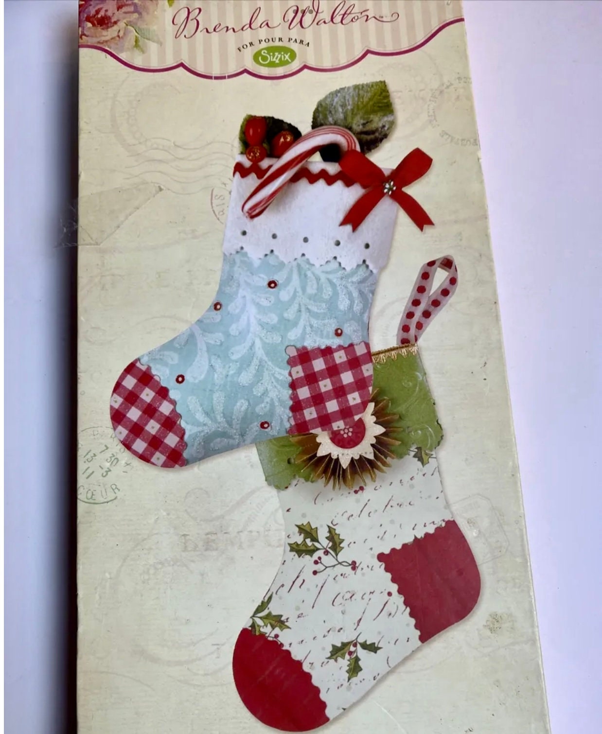 アルバム・スクラップ Sizzix Bigz Stocking Gift Holder 658744 アルバム・スクラップ Sizzix Bigz Stocking Gift Holder 658744