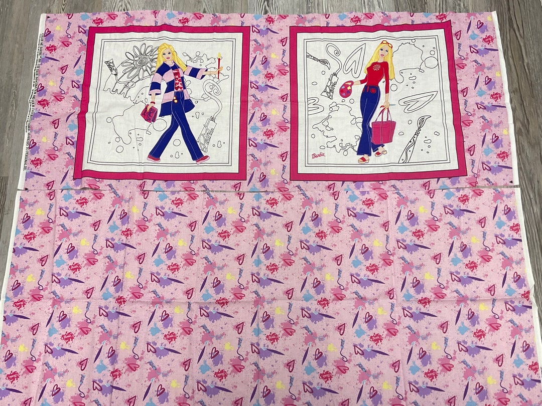 Vintage barbie fabric new arrivals